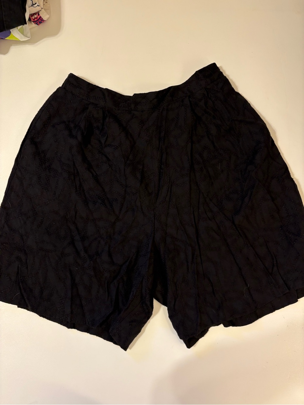 High Waist Women's Black Shorts